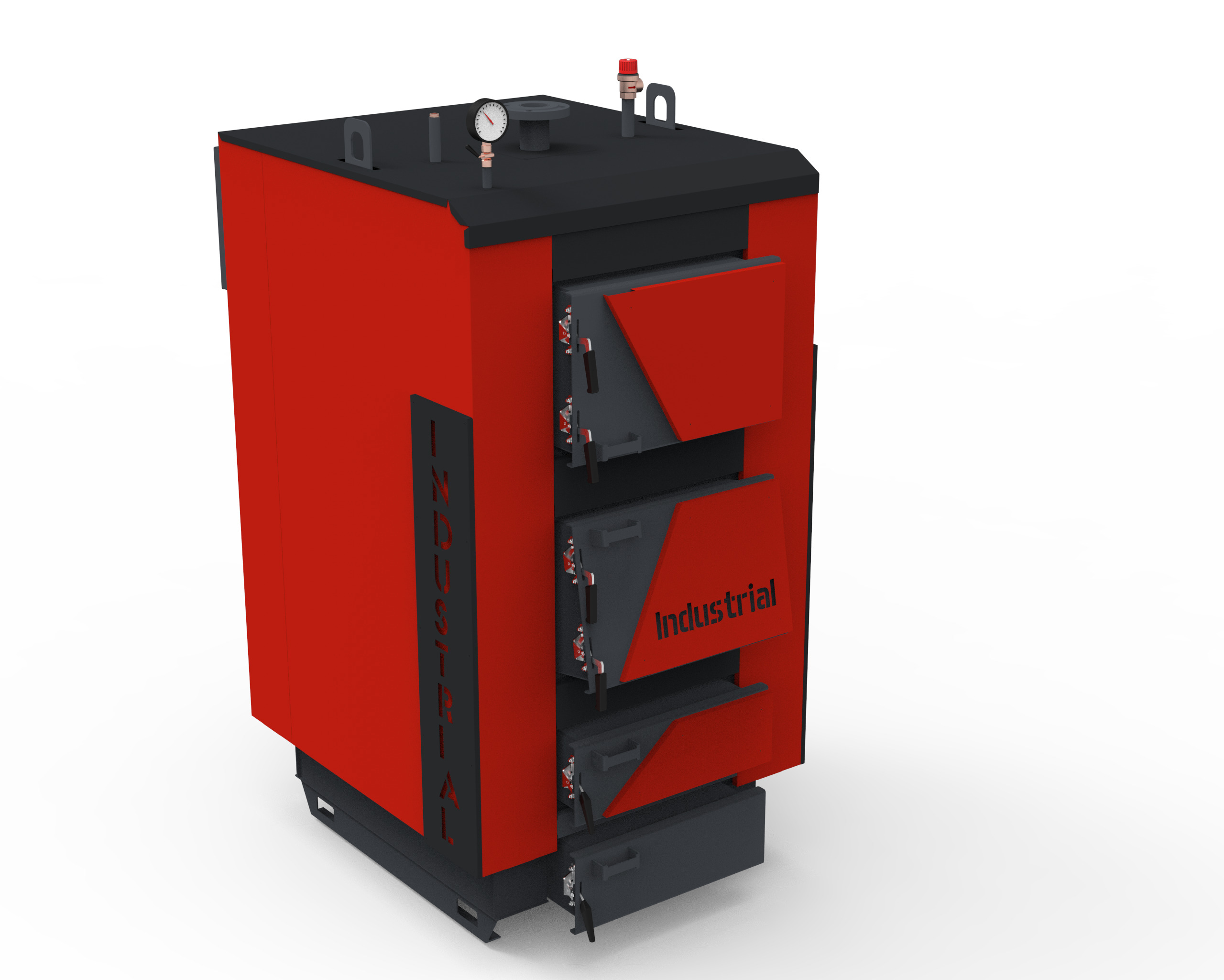 Твердопаливний котел ТЕРМО СТАЛЬ INDUSTRIAL 150